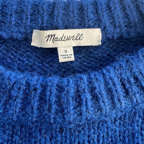 Madewell Blue Sweater Size S - Picture 2 of 4